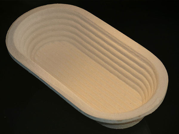 500g Ridged Oval German-made Banneton, Brotform or Proving Basket