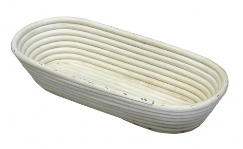 1Kg Oval or Rectangular 35cm Long Rattan Cane Banneton with Liner  Bread Dough Proving Proofing Basket Brotform