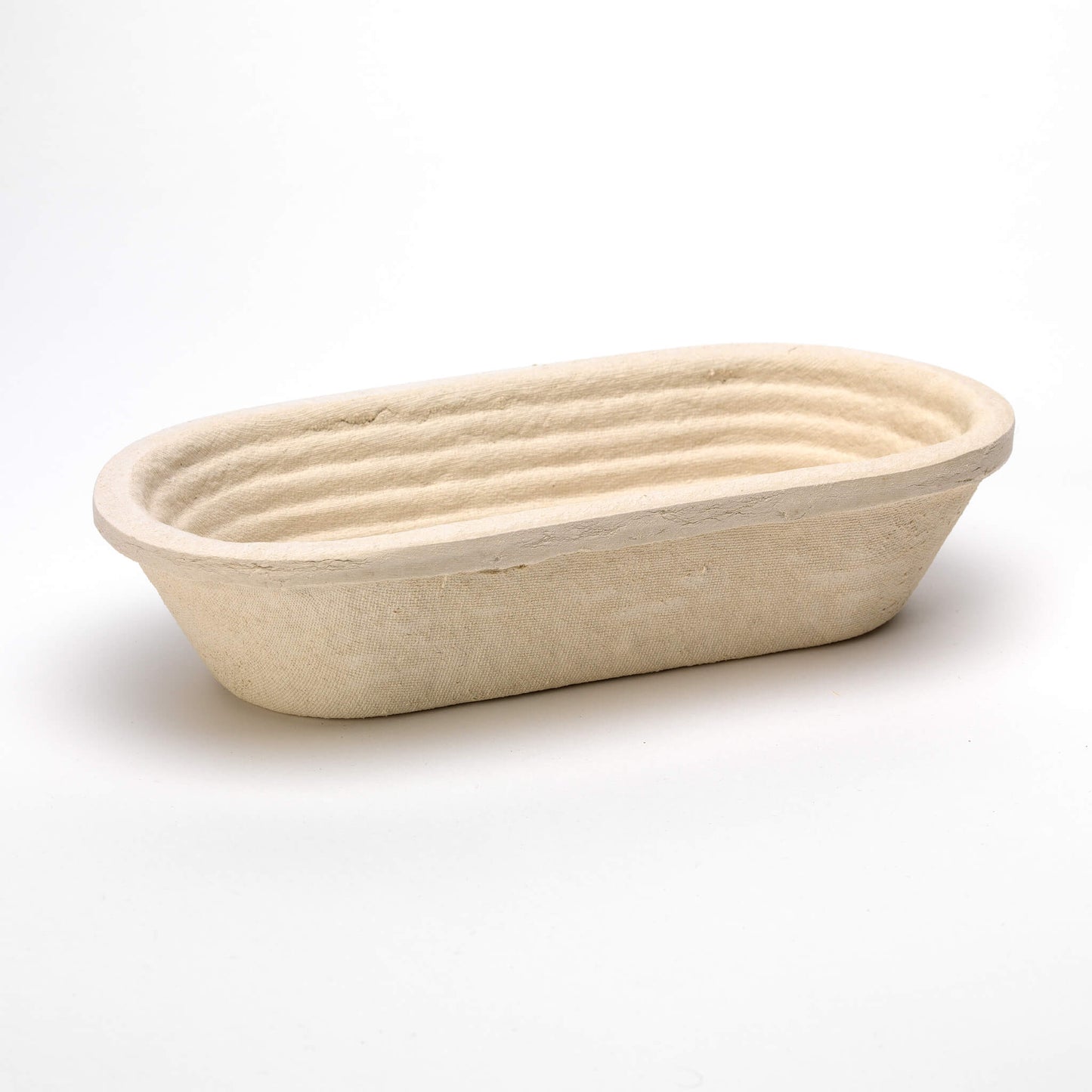 1Kg Oval Ridged German-made Woodpulp Banneton, Brotform or Proving Basket