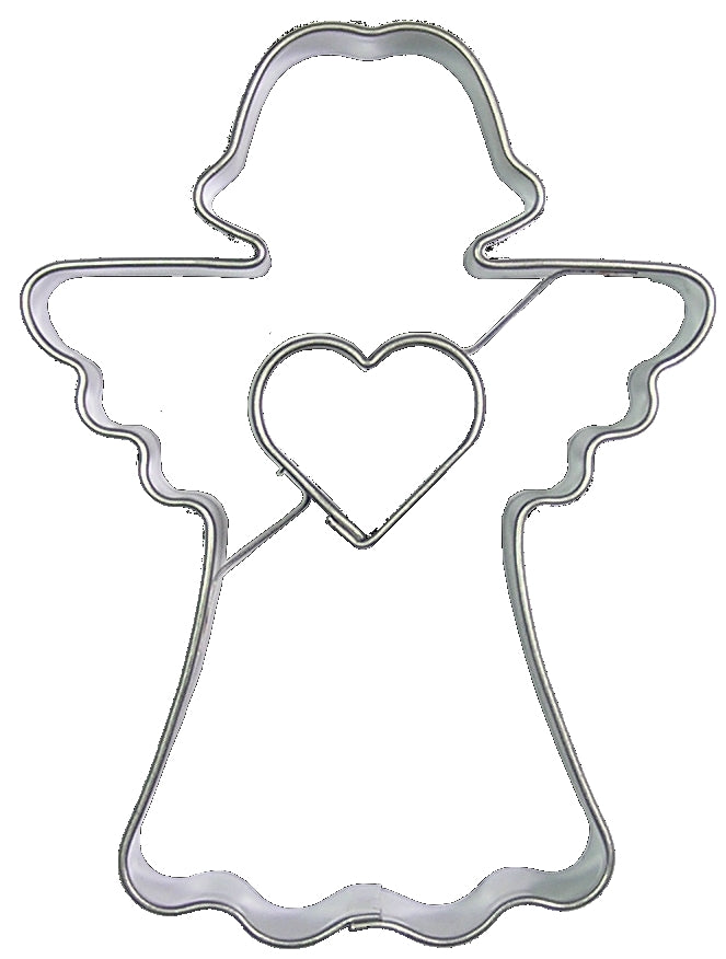 Pair of Christmas Angel Biscuit, Gingerbread, Cookie Cutters