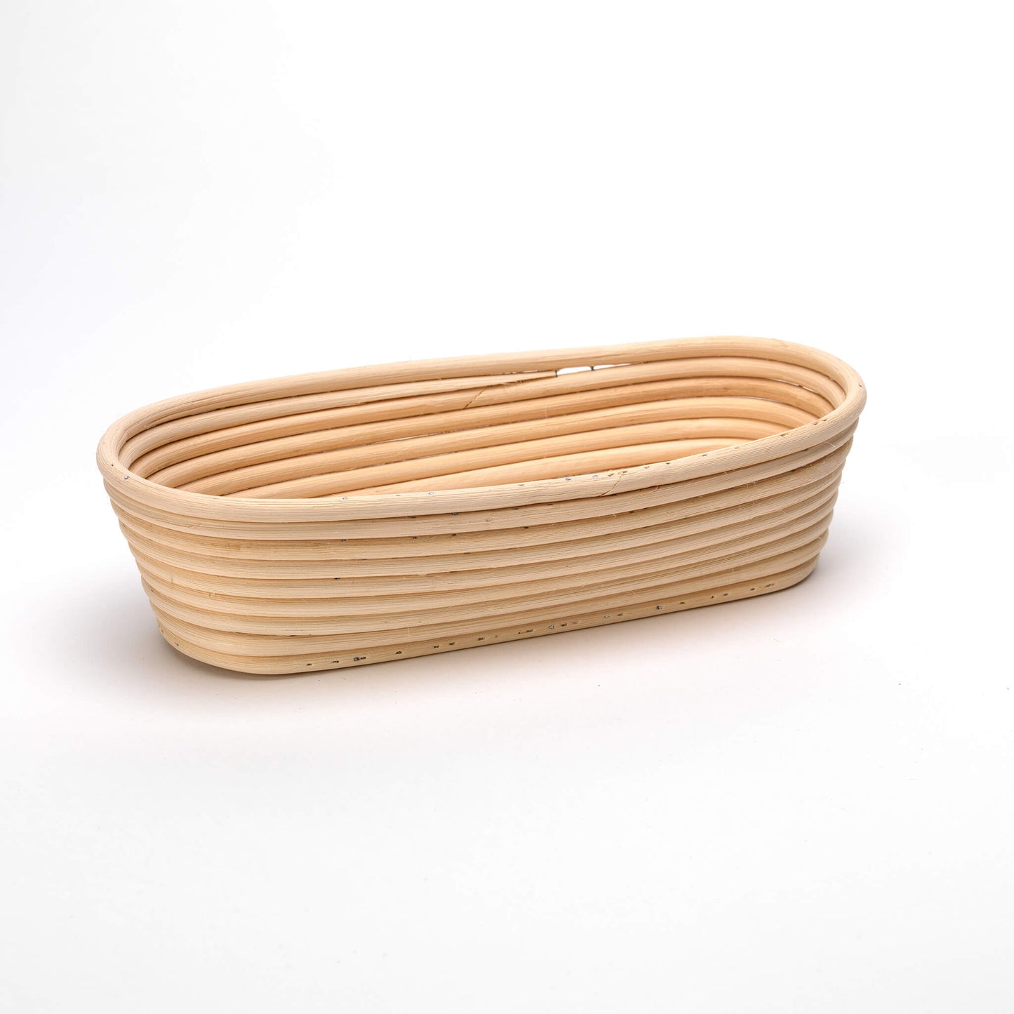 1kg / 2.2lb Oval 30cm Long Rattan Cane Banneton with Liner  Bread Dough Proving Proofing Basket Brotform