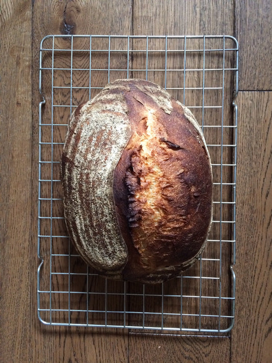 500g Ridged Oval German-made Banneton, Brotform or Proving Basket