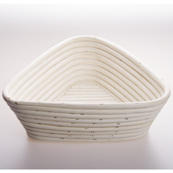 1 to 1.5Kg Triangular Rattan Cane Banneton + Liner Bread Dough Proving Proofing Basket Brotform